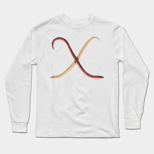 X - Eastern worm snakes Long Sleeve T-Shirt